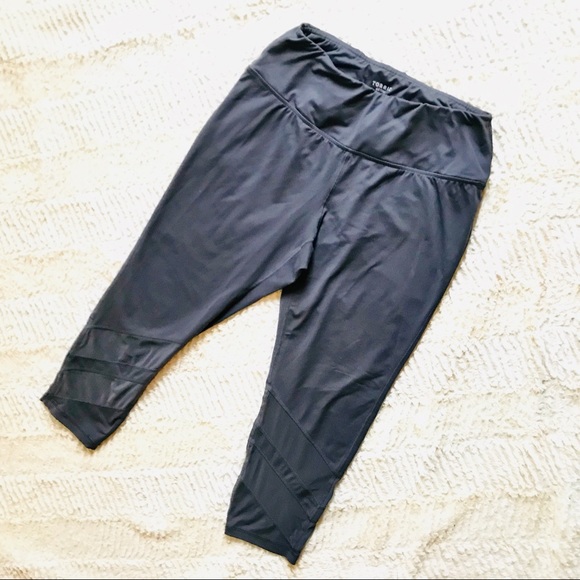 TORRID Active Mesh Cropped Leggings - Picture 8 of 8